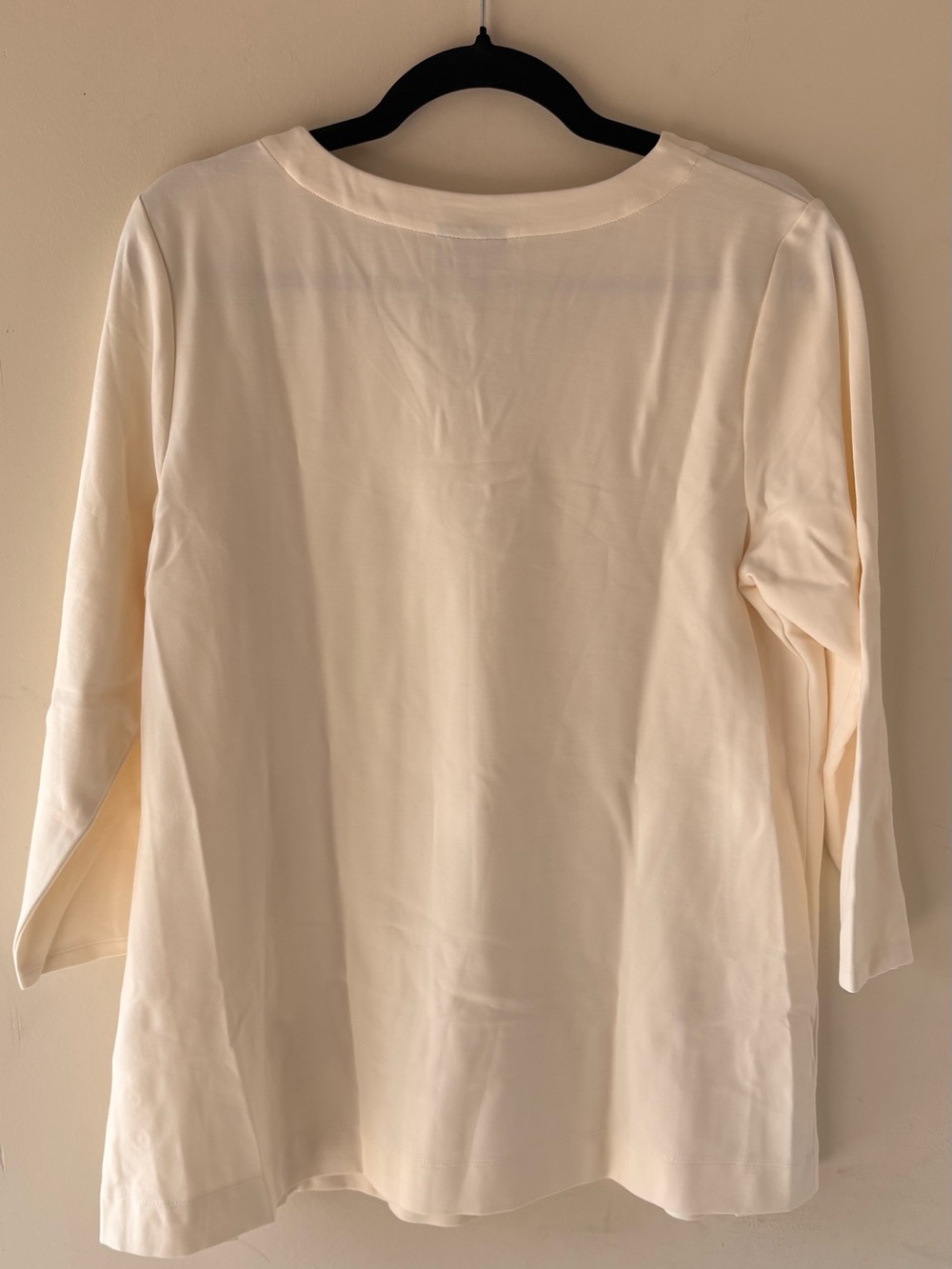 J. Jill Cream V-Neck Pullover Top size M - Picture 5 of 6